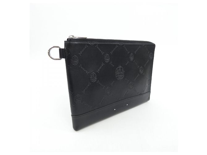 Bolsa de mão em couro Berluti Preto - vista 2