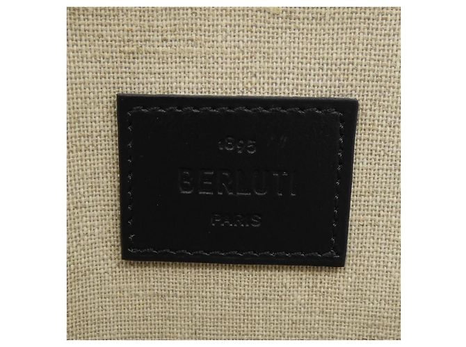 Bolsa de mão em couro Berluti Preto - vista 5