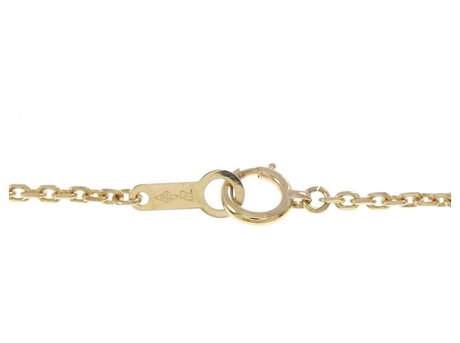 Autre Marque Au750 Saphir Diamant Halskette Golden - Ansicht 5