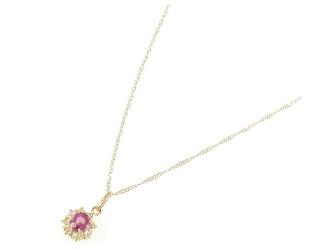 Autre Marque Collana Au750 Rubini e Diamanti D'oro - vista 2