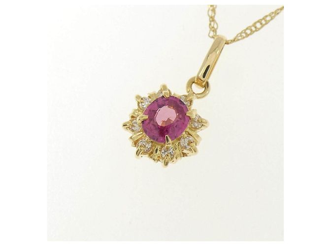 Autre Marque Collana Au750 Rubini e Diamanti D'oro - vista 3