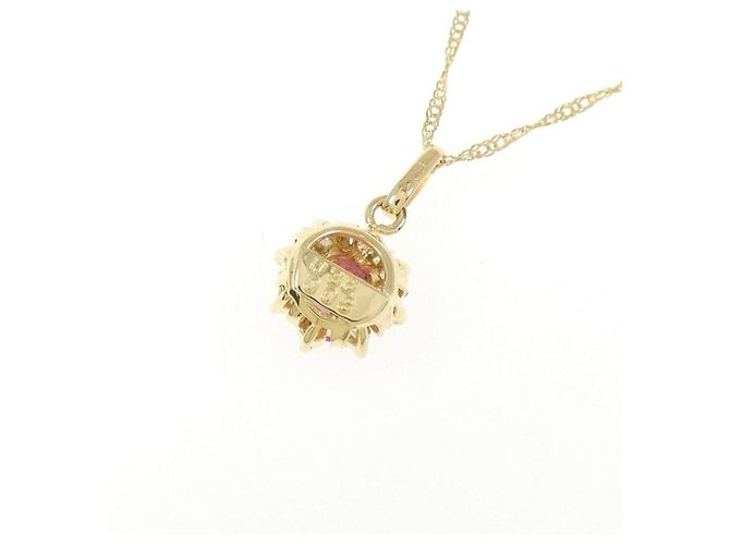 Autre Marque Collana Au750 Rubini e Diamanti D'oro - vista 4