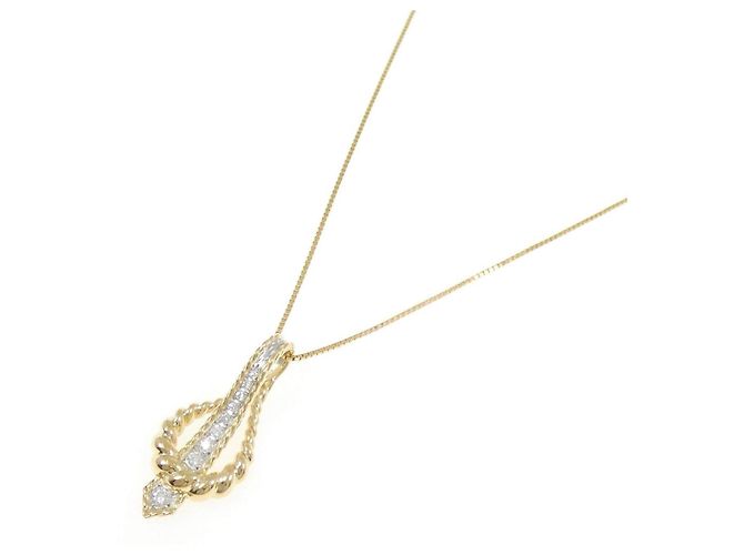 Autre Marque Collana di diamanti Au750/PT900 D'oro - vista 2