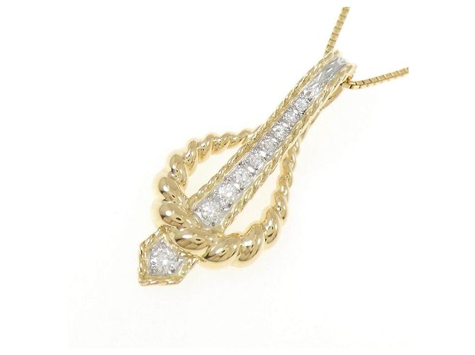 Autre Marque Collana di diamanti Au750/PT900 D'oro - vista 3