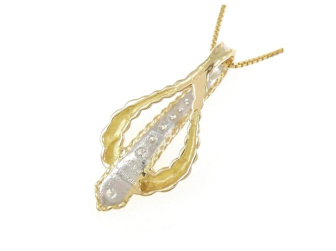 Autre Marque Collana di diamanti Au750/PT900 D'oro - vista 4
