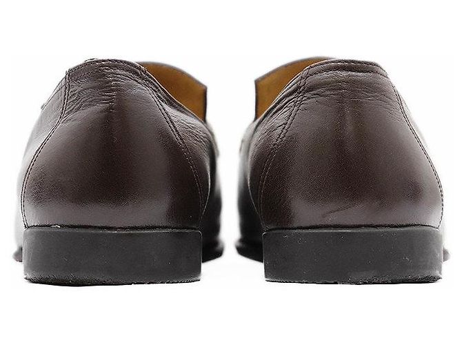 Hermès Mocasines de piel Hermes Castaño - vista 8