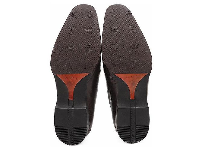 Hermès Mocasines de piel Hermes Castaño - vista 9