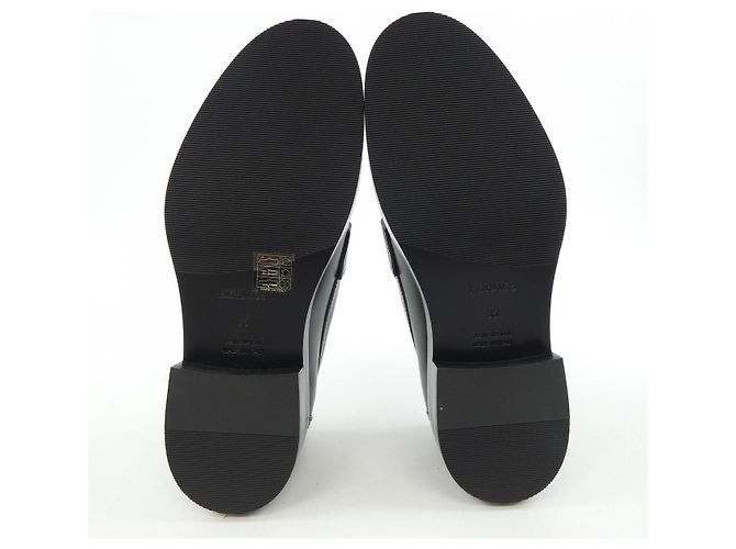 Scarpe Hermès HOT Oversize Kelly Buckle in vitello Nero - vista 4