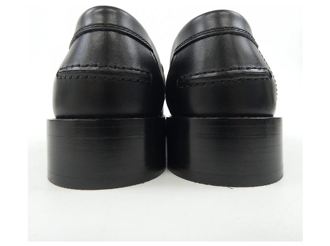 Scarpe Hermès HOT Oversize Kelly Buckle in vitello Nero - vista 5