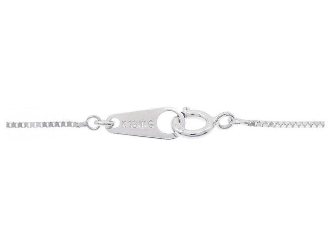 Autre Marque Collar de oro blanco Au750 y diamantes rosas - vista 5