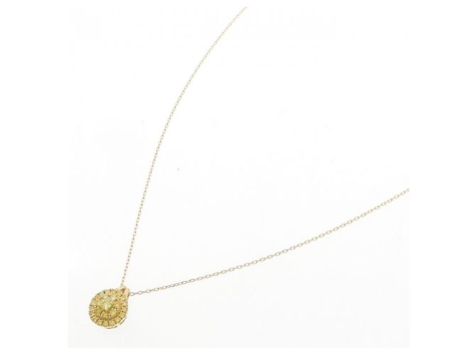 Autre Marque Diamantenhalskette Au750 Golden - Ansicht 2