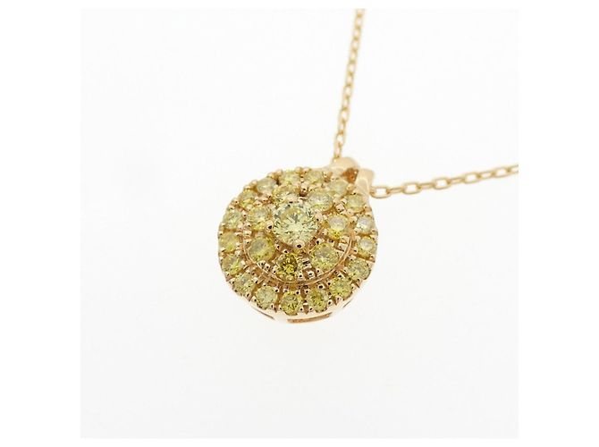 Autre Marque Diamantenhalskette Au750 Golden - Ansicht 3