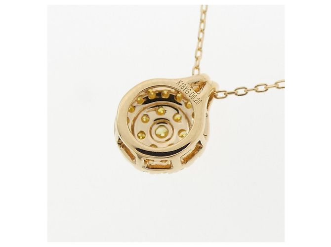 Autre Marque Diamantenhalskette Au750 Golden - Ansicht 4