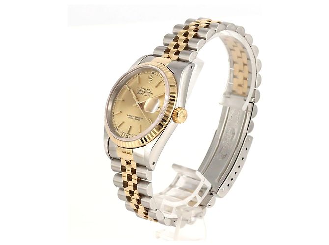 Rolex Datejust Acero Inoxidable y Oro Amarillo Automático Dorado - vista 2