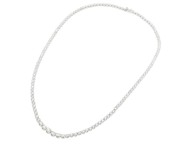 Autre Marque Colar de Pt850 e diamantes Prata - vista 6