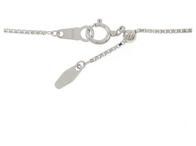 Autre Marque Collana Luna in Pt900 Au750 Pt850 con Diamanti Argento - vista 5