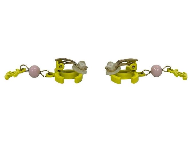 Pendientes Chanel Coco Mark Dorado - vista 2