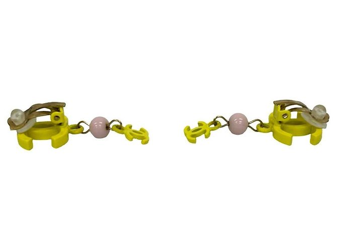 Pendientes Chanel Coco Mark Dorado - vista 3