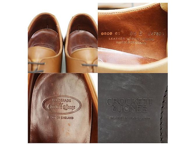 Autre Marque Scarpe Derby in pelle Crockett & Jones Marrone Marrone chiaro - vista 10