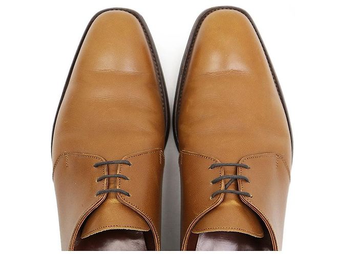 Autre Marque Scarpe Derby in pelle Crockett & Jones Marrone Marrone chiaro - vista 13