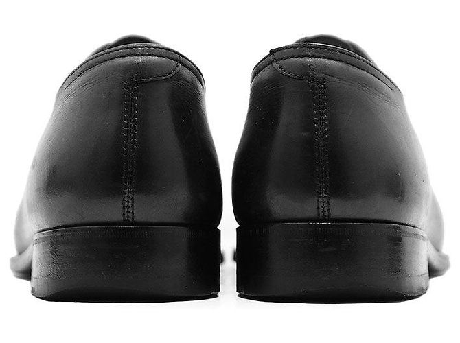 Berluti Alessandro Leder-Oxford-Schuhe Braun Anthrazitgrau - Ansicht 6