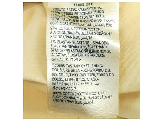 Autre Marque Pantaloni Incotex Giallo - vista 3