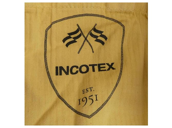 Autre Marque Pantaloni Incotex Giallo - vista 4
