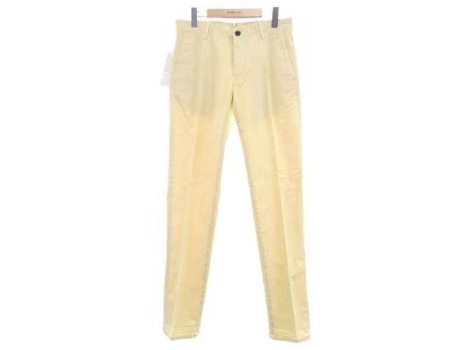 Autre Marque Pantaloni Incotex Giallo - vista 5