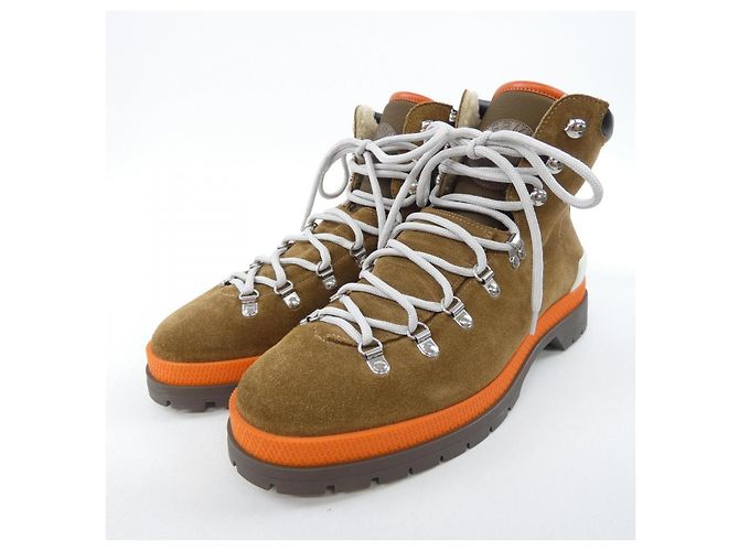 Botas Hermès Deniven de cuero marrón Castaño - vista 3