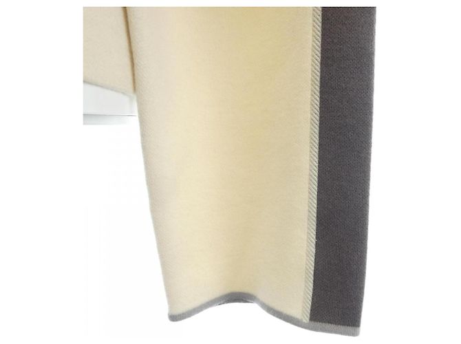 Hermès Hermes ETRIERS STIRRS42 Malha de Cashmere Marrom Bege - vista 6