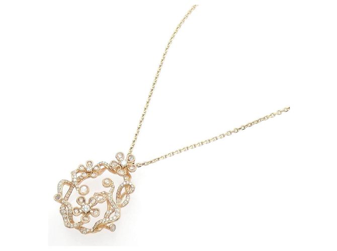 Autre Marque Collana in oro rosa Au750 e diamanti D'oro - vista 2