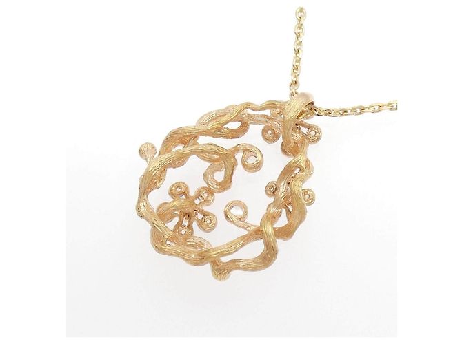 Autre Marque Collana in oro rosa Au750 e diamanti D'oro - vista 4