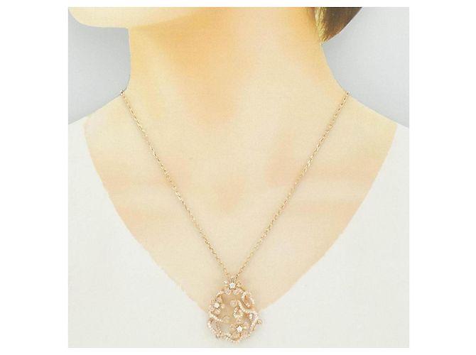 Autre Marque Collana in oro rosa Au750 e diamanti D'oro - vista 6