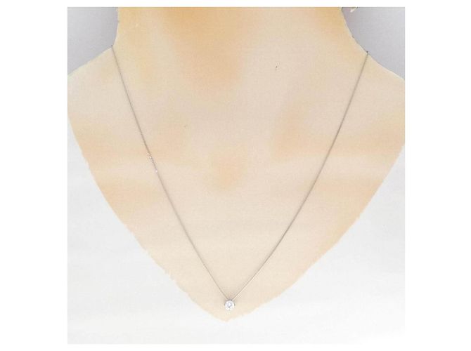 Autre Marque Collar de diamantes Pt900 Pt850 Plata - vista 6