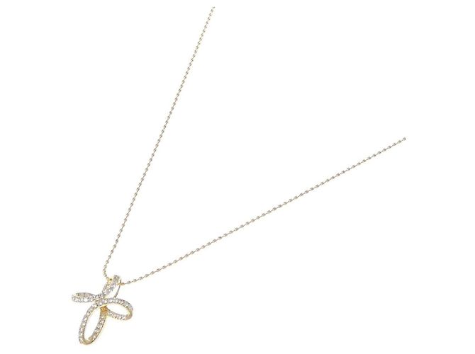 Autre Marque Colar GSTB Au750 Diamante Dourado - vista 2