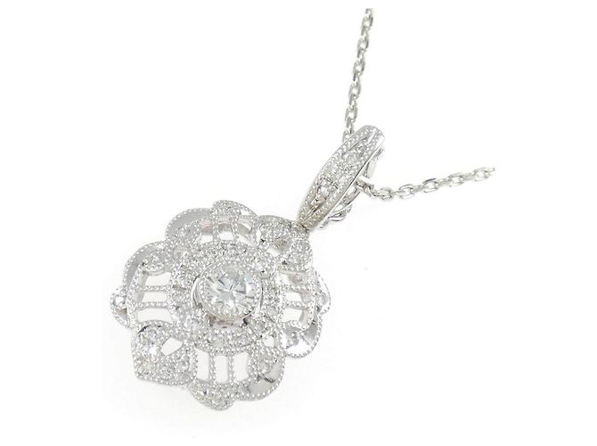 Autre Marque Collana di diamanti PT900 PT850 Argento - vista 3