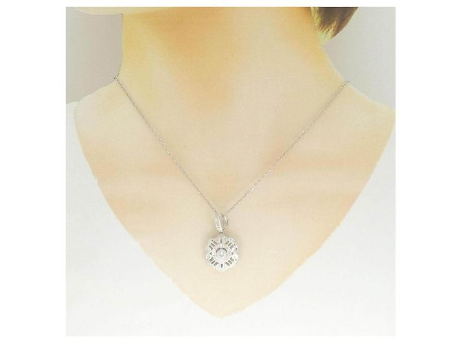 Autre Marque Collana di diamanti PT900 PT850 Argento - vista 6