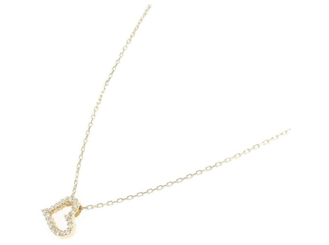 Autre Marque Collar de Au750 y diamantes Dorado - vista 2