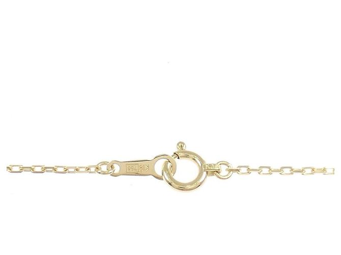 Autre Marque Collar de Au750 y diamantes Dorado - vista 5