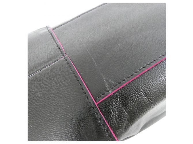 Bolsa de couro Loewe Amazona Preto Rosa - vista 3