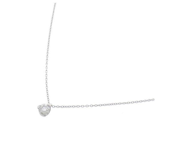 Autre Marque Collar de Pt850 y diamantes Plata - vista 2