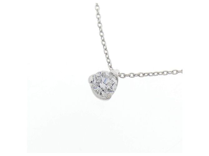 Autre Marque Collar de Pt850 y diamantes Plata - vista 3