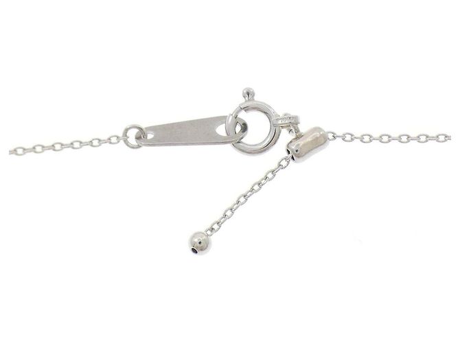 Autre Marque Collar de Pt850 y diamantes Plata - vista 5