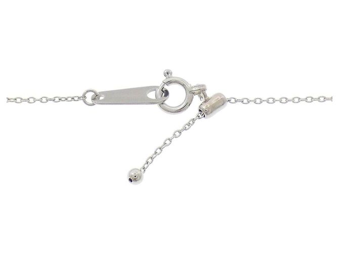 Autre Marque Diamantenhalskette Pt900 Pt850 Silber - Ansicht 5