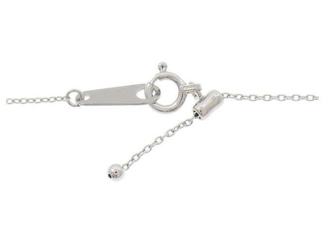 Autre Marque Diamantenhalskette PT900 PT850 Silber - Ansicht 5