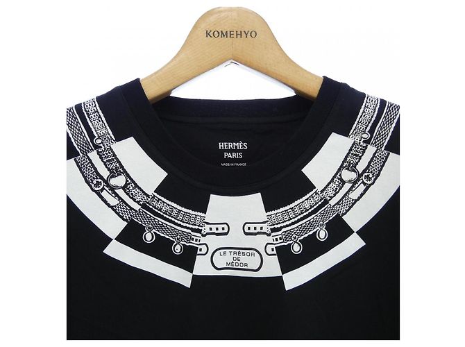 Vestido Cut Hermès Preto e Branco - vista 5