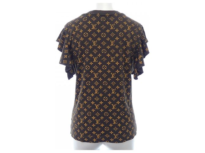 Top Louis Vuitton Marrone Giallo - vista 2