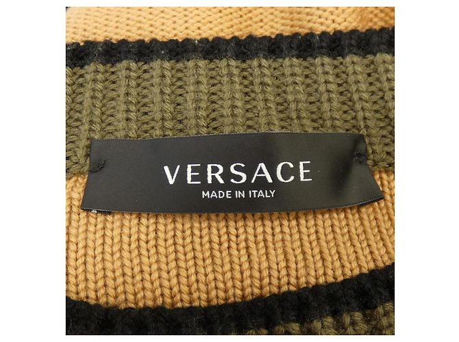 Malhas Versace Marrom Preto Caqui - vista 4