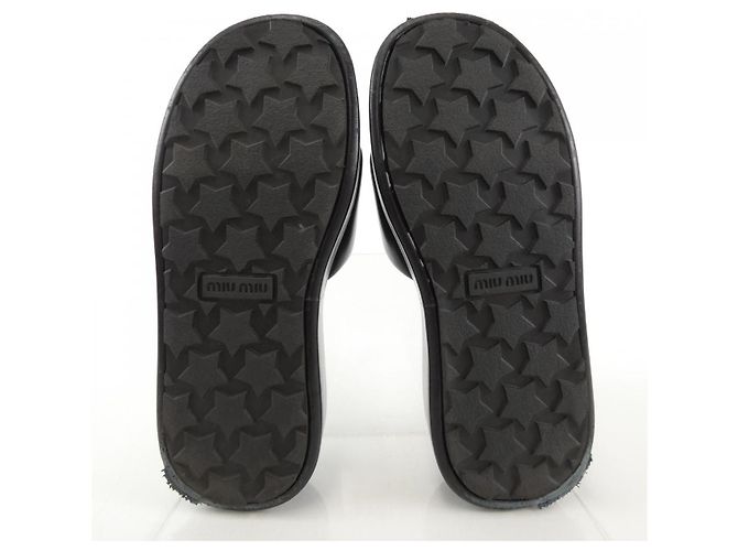 Sandali Miu Miu in pelle nera Nero - vista 4