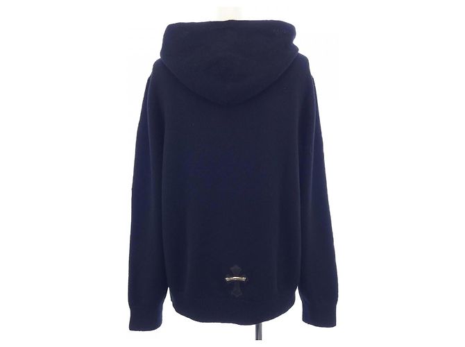 Sudadera con capucha Chrome Hearts 100% Cashmere Negro - vista 2